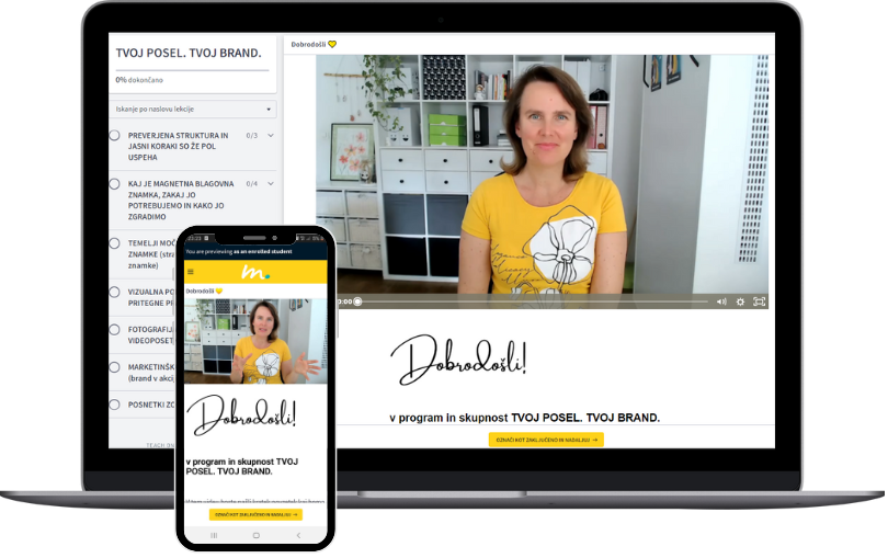 Spletna učilnica šola marketinga Maja Lapajne Spletna učilnica šola marketinga Maja Lapajne