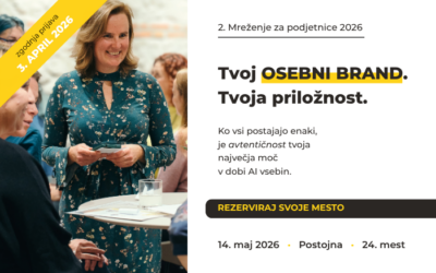 OSEBNI BRAND ZA PODJETNICE: mreženje z vsebino za več jasnosti, vidnosti in pravih strank