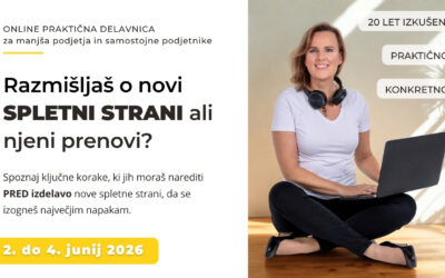 Kaj morate narediti PRED izdelavo spletne strani