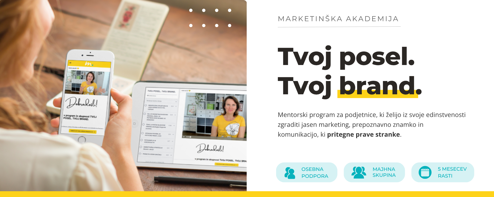 Marketinška akademija in šola marketinga pri Maji Lapajne_vpis