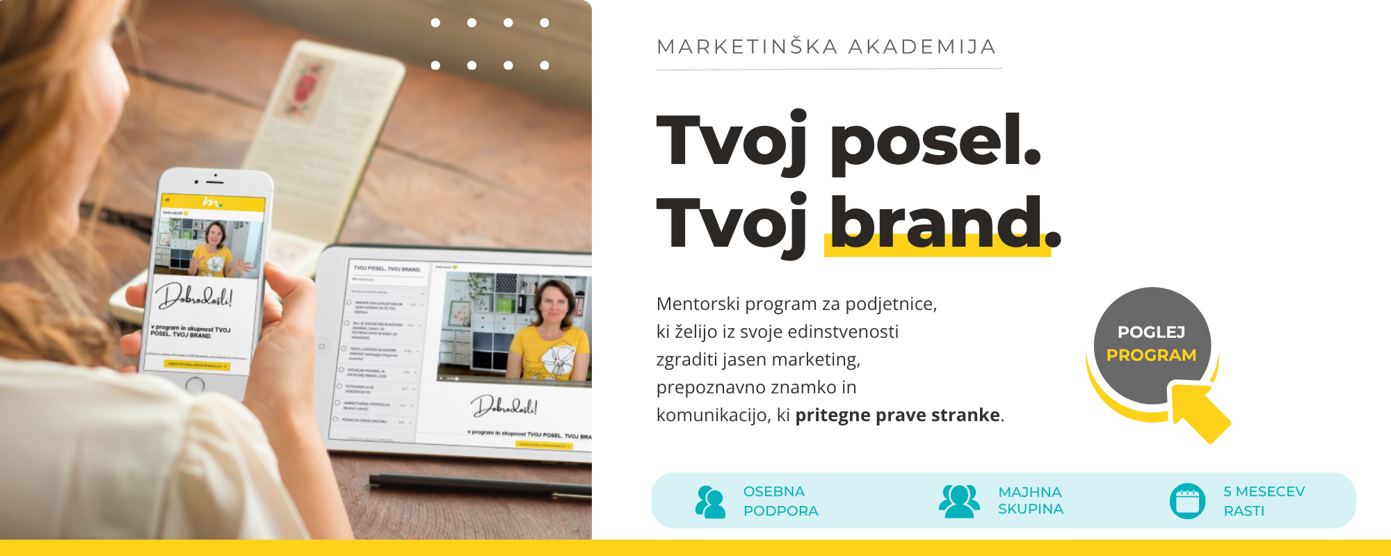 Marketinška akademija in šola marketinga pri Maji Lapajne_vpis