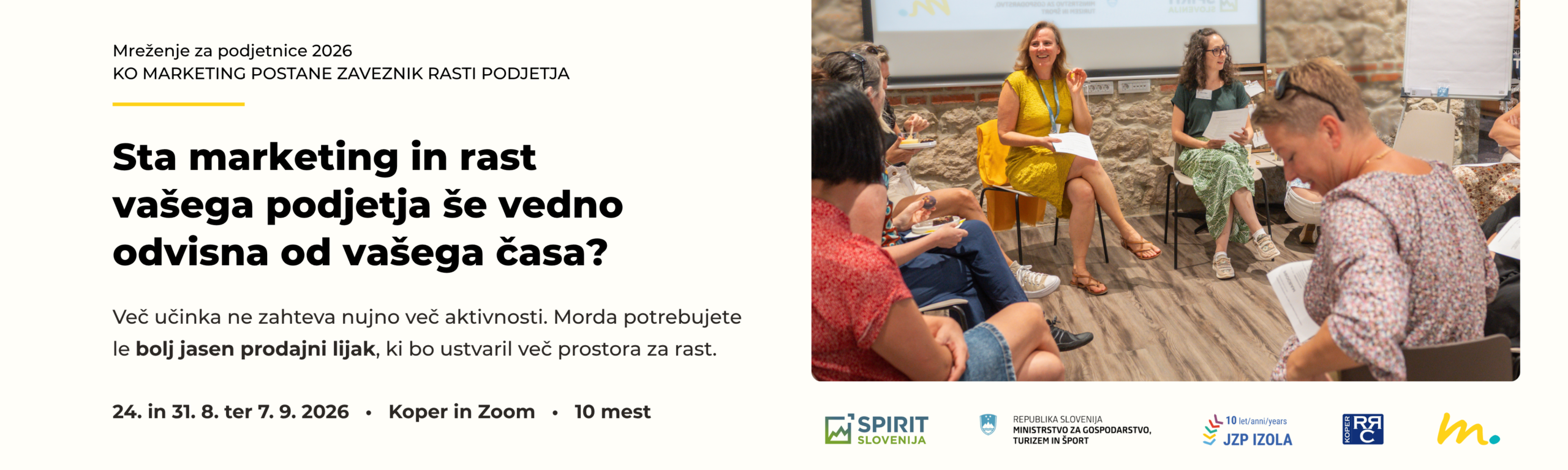 Mreženje za podjetnice 2026 na temo prodajnega lijaka